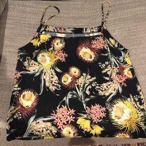 LACAUSA Ivy Tank in Garden Floral - Medium